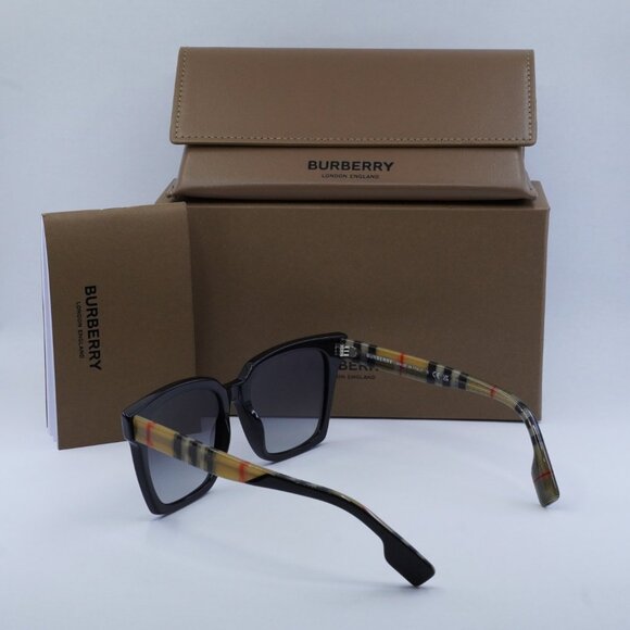 Burberry BE4335 39298G Sunglasses - Black/Grey main image 9